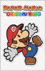 Cadre / Framed - Paper Mario Origami King (Sticker)